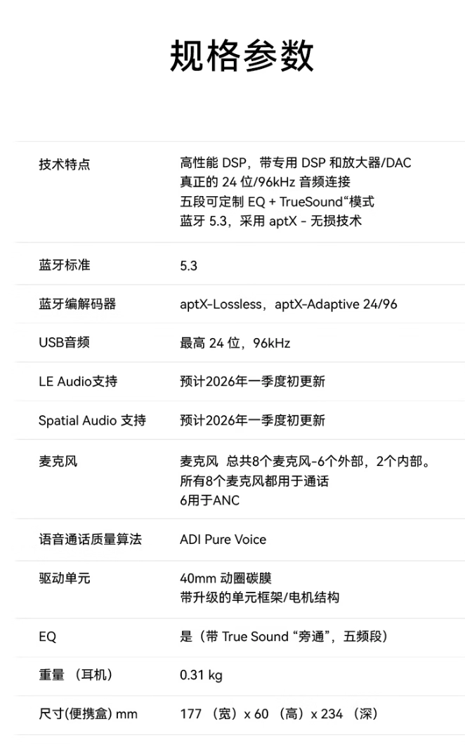 宝华韦健 Px8S2 耳机“静谧新色”开启预约:6699 元,4 月 22 日上市
