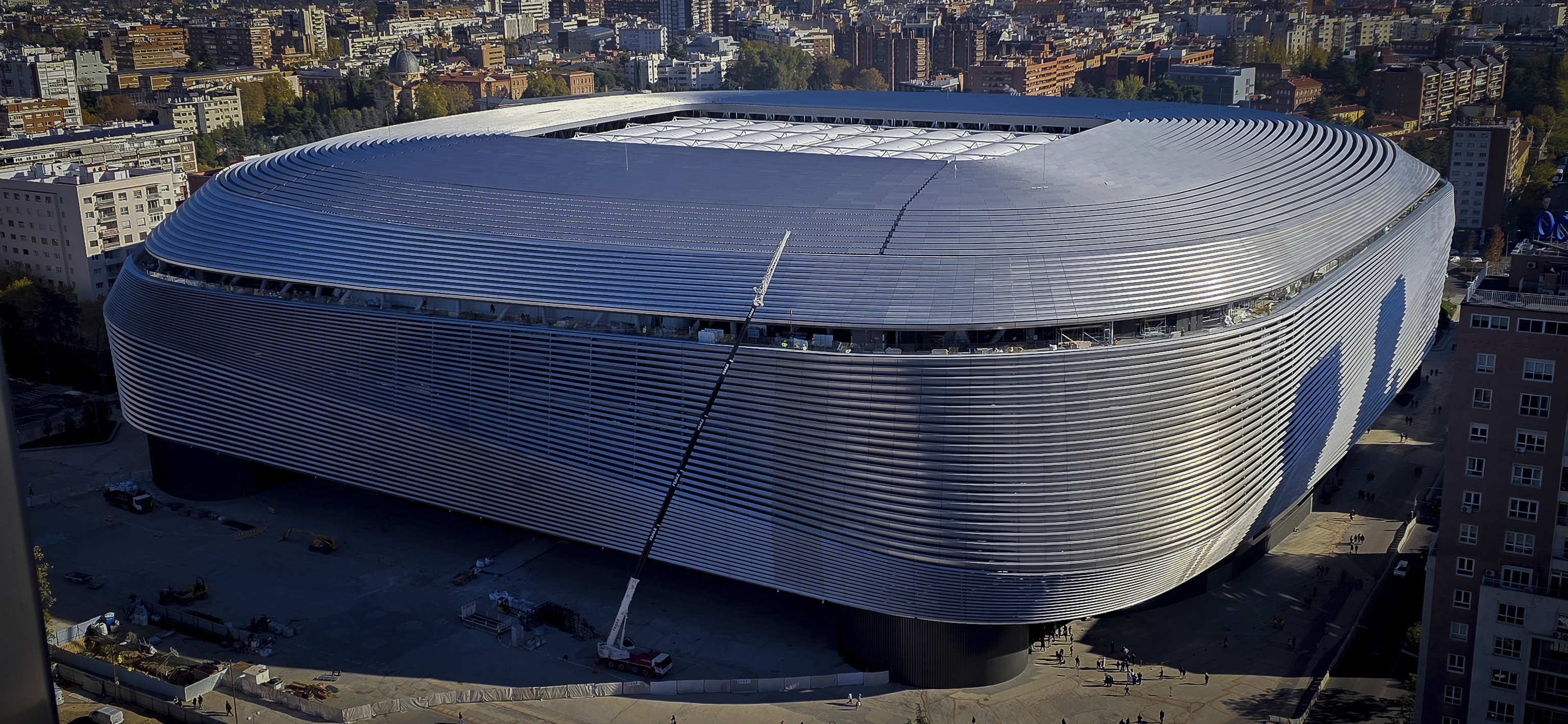 El estadio Santiago Bernabéu.