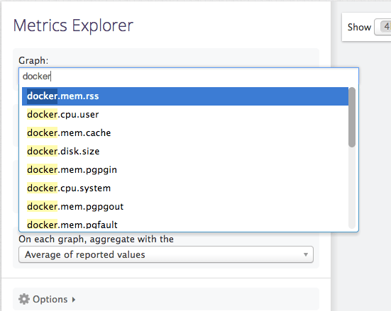 Explore Docker metrics with Datadog