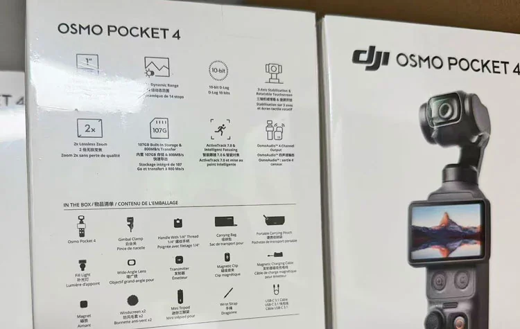 消息称大疆 Pocket 4 目标超千万,可能是一英寸 CMOS 出货量最大的单品