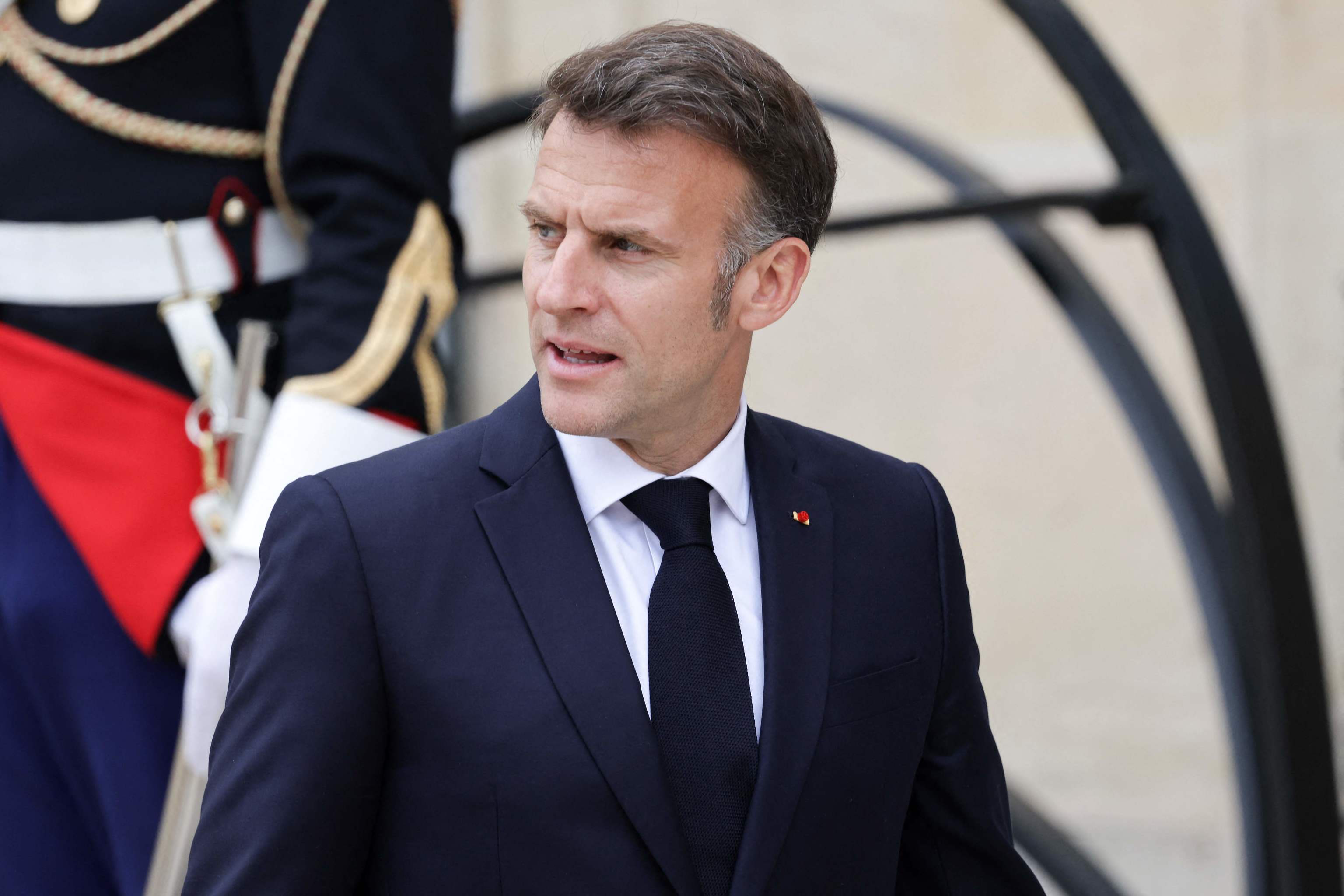 El presidente franc�s Emmanuel Macron.