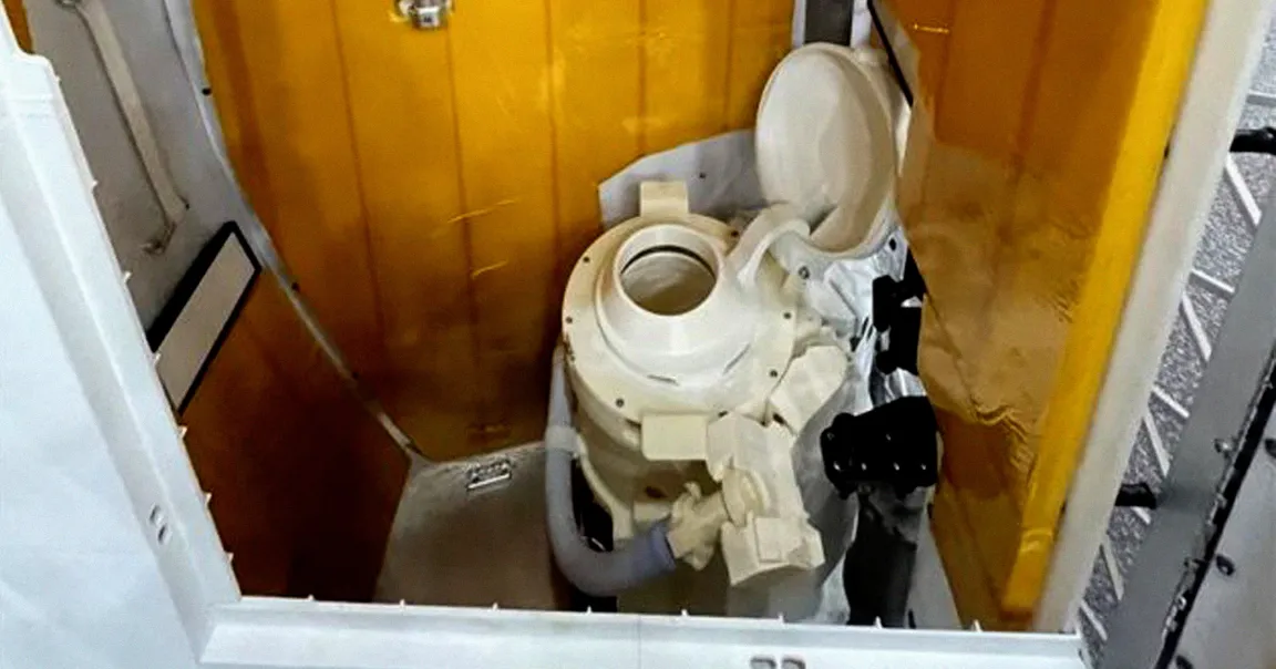 On Monday, roughly five days into NASA's Artemis 2 mission around the Moon, the toilet became off-limits for at least the third time.