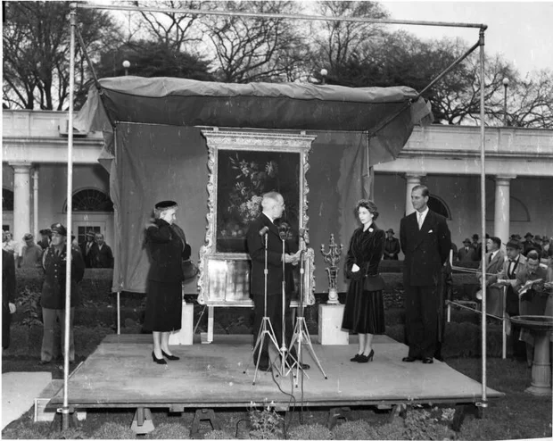 Truman Receives Gift from Princess Elizabeth 
