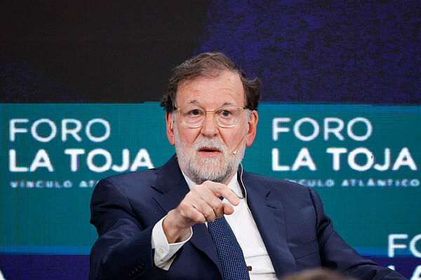 Mariano Rajoy durante un foro.