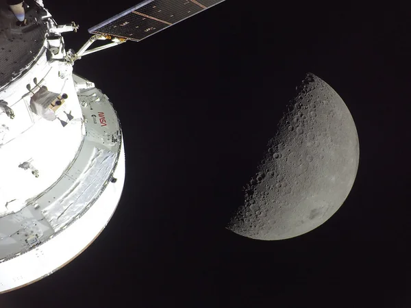 Orion and moon