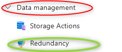 Data management & Redundancy