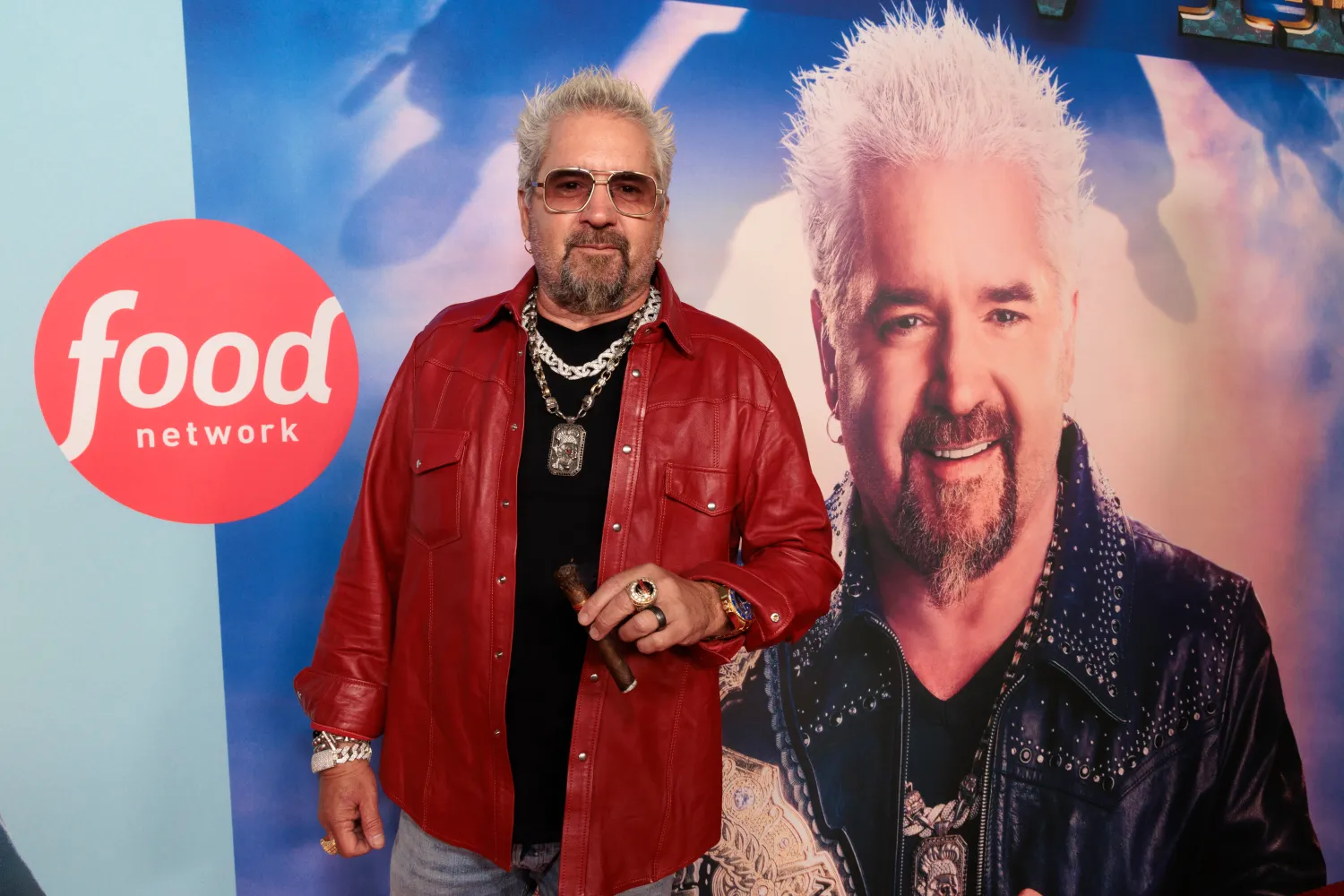 Guy Fieri took part in a Food Network FYC event, in support of Diners, Drive-Ins and Dives and Tournament of Champions VII, in L.A. on Thursday.