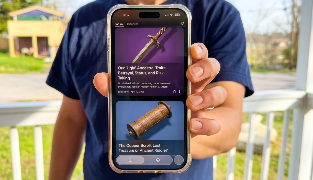 Huxe app on a phone