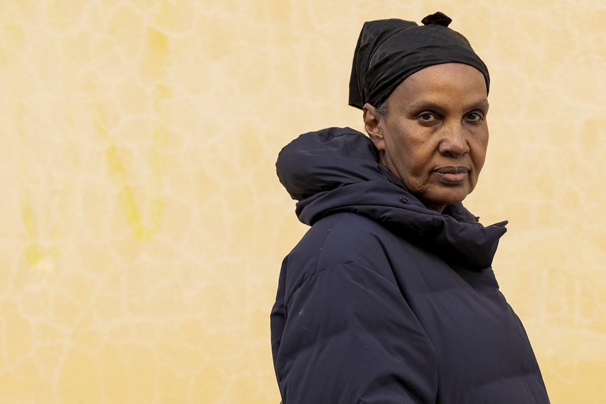 Sulekha Ismail, tambi�n superviviente, madre de siete hijos, el jueves en Madrid.