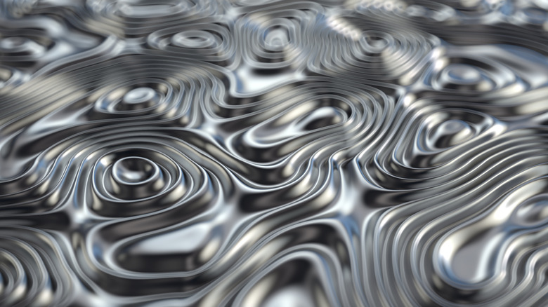Abstract render of a surface demonstrating fluid dynamics