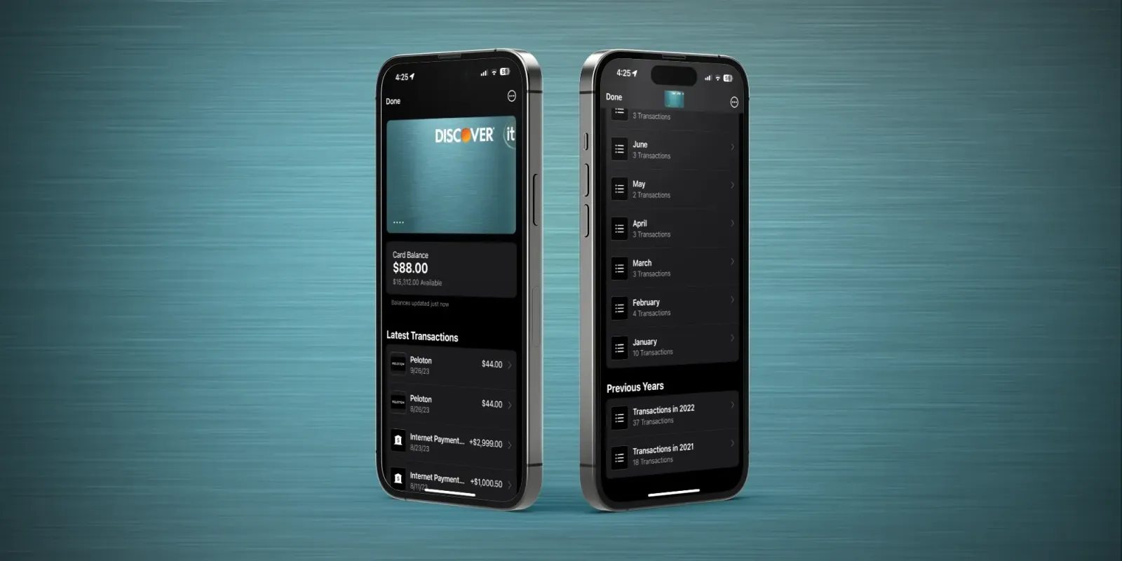 see Discover balance in Apple Wallet