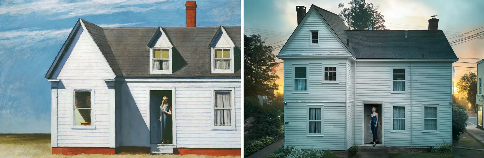 Image may contain Neighborhood City Architecture Building Cottage House Housing Siding and Window