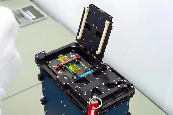 The Solaras S2 nano satellite developed by Grahaa Space The Solaras S2 nano satellite developed by Grahaa Space