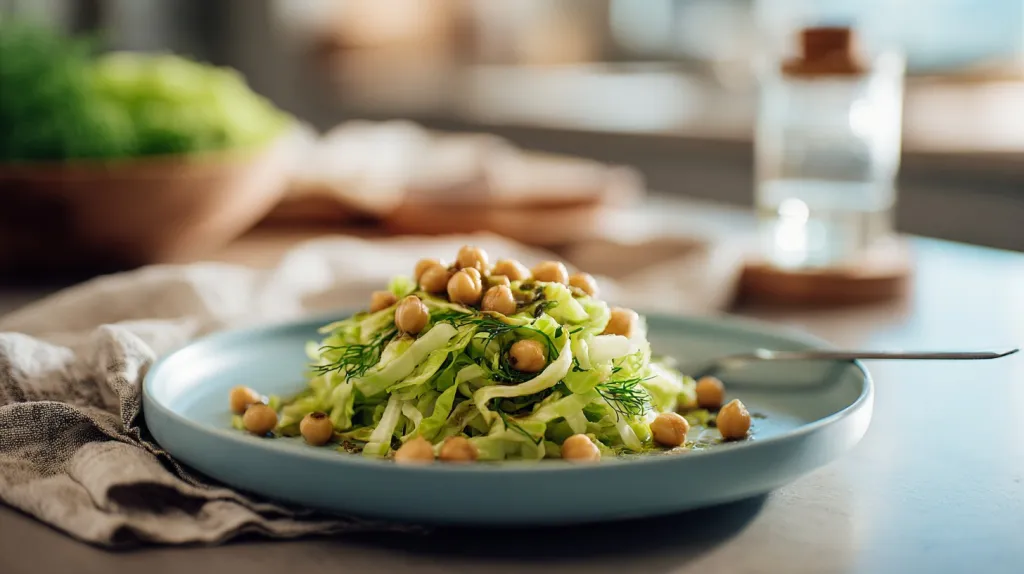Repollo con garbanzos. - Midjourney