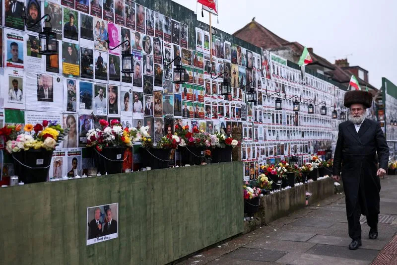 U.K. police investigate Iran memorial arson U.K. police investigate Iran memorial arson