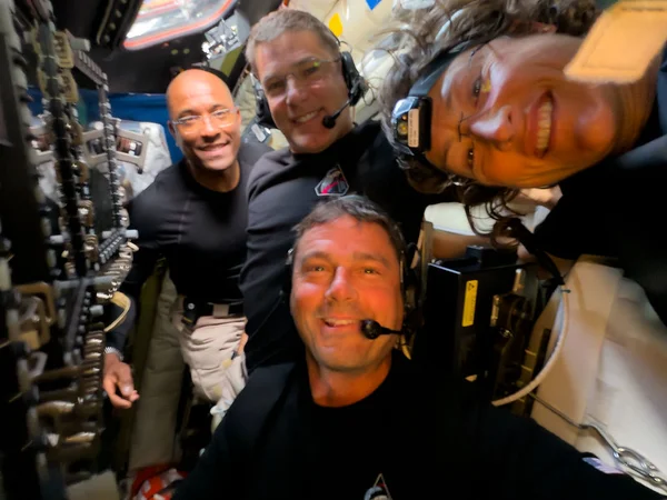 The Artemis II crew selfie