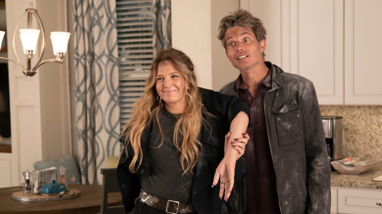 Drew Barrymore and Timothy Olyphant as Shiela and Joel in Santa Clarita Diet