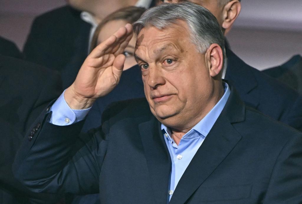 El todav�a primer ministro de Hungr�a, Viktor Orban.