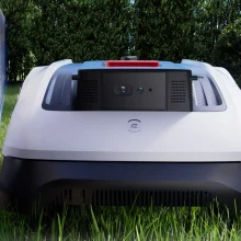 Ecovacs Goat O1000 robot lawn mower in yard