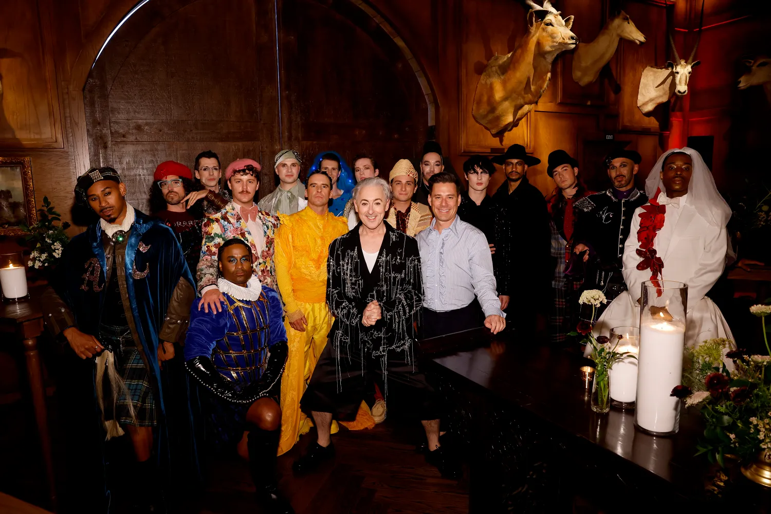 Alan Cumming joined The Traitors team for the show's L.A. FYC event, featuring a surprise fashion presentation, on Tuesday.