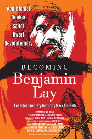 Film poster for the new documentary, Becoming Benjamin Lay