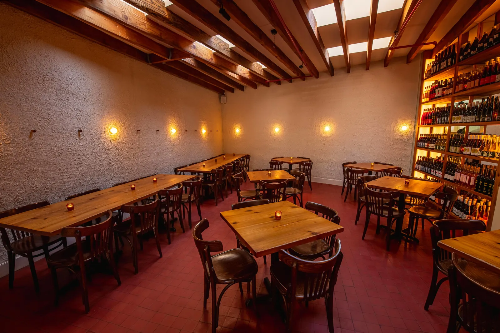 Image may contain Indoors Restaurant Chair Furniture Cafeteria and Table