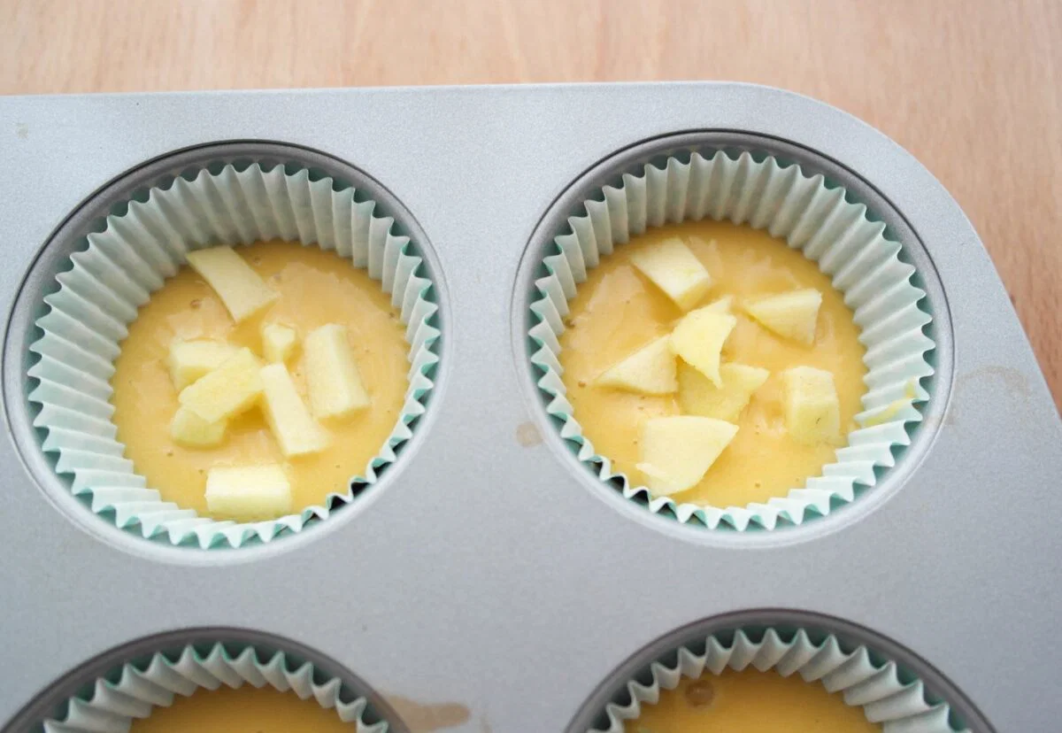 Magdalenas rellenas con varios rellenos. Un postre muy sencillo
