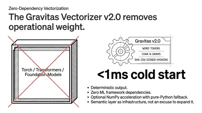zero-dependency vectorization