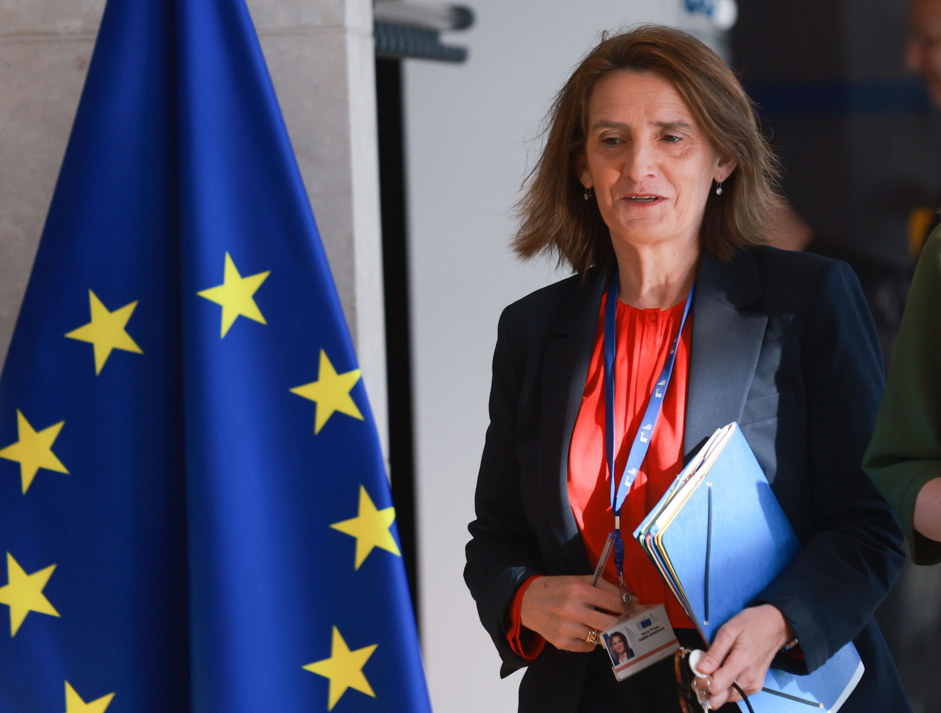 Teresa Ribera, vicepresidenta de la Comisi�n Europea, este mi�rcoles en Bruselas