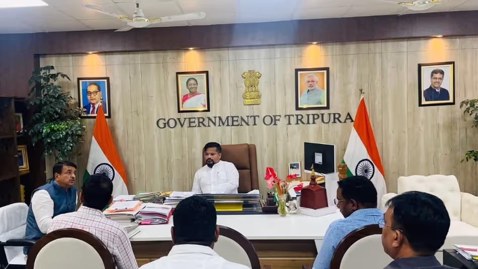 Tripura transport minister reviews NH-8 expansion, flags delays