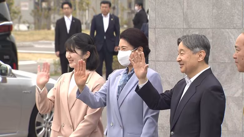 満開の桜並木感慨深く　天皇ご一家福島訪問 「これからも被災地に心を寄せ続けていきたい」｜FNNプライムオンライン