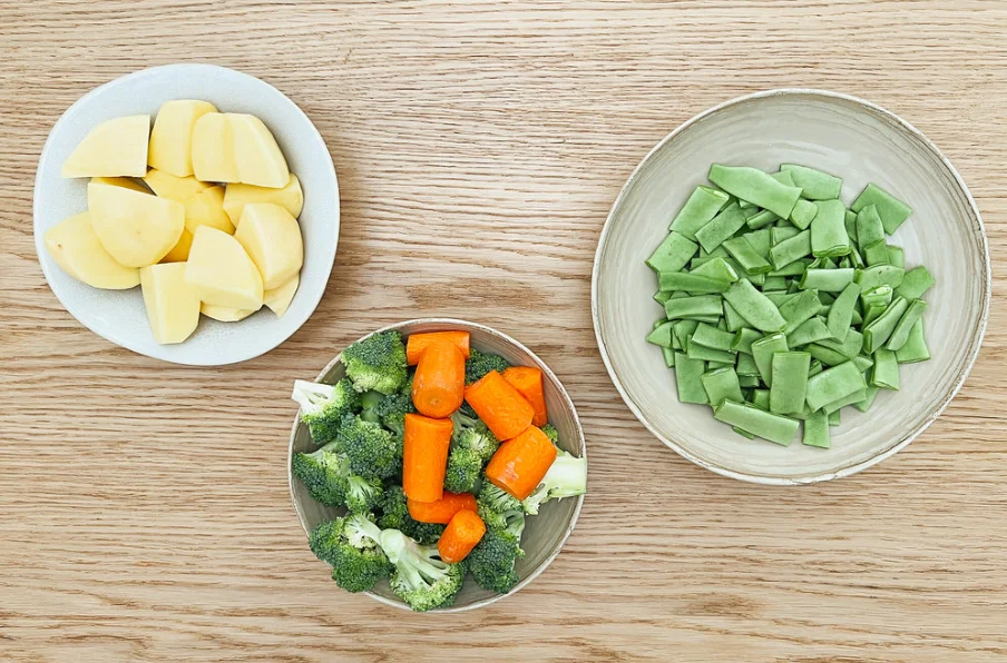 Cómo hacer verduras al vapor y aliños para acompañarlas