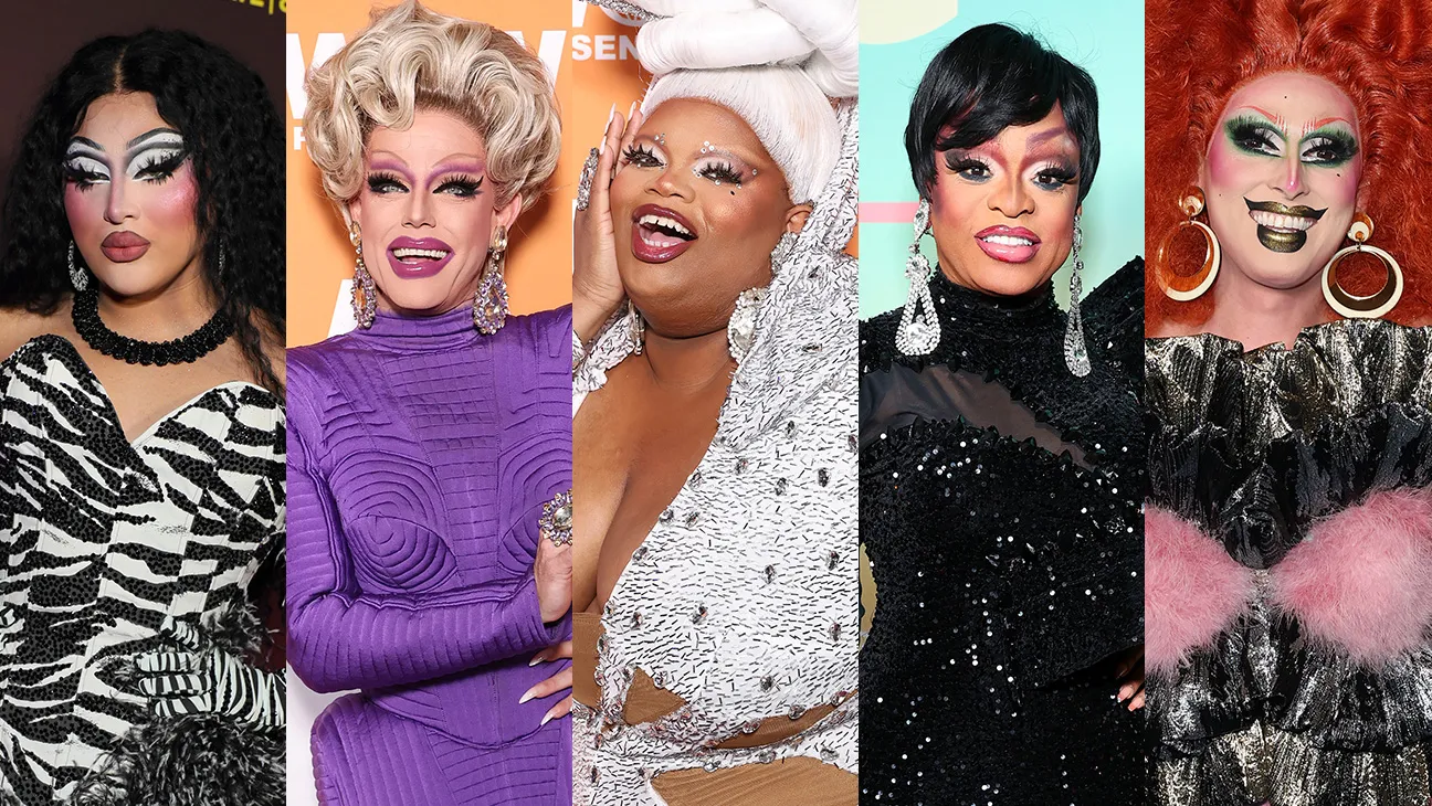 Morphine Love Dion, Morgan McMichaels, Silky Nutmeg Ganache, Kennedy Davenport and Crystal Methyd