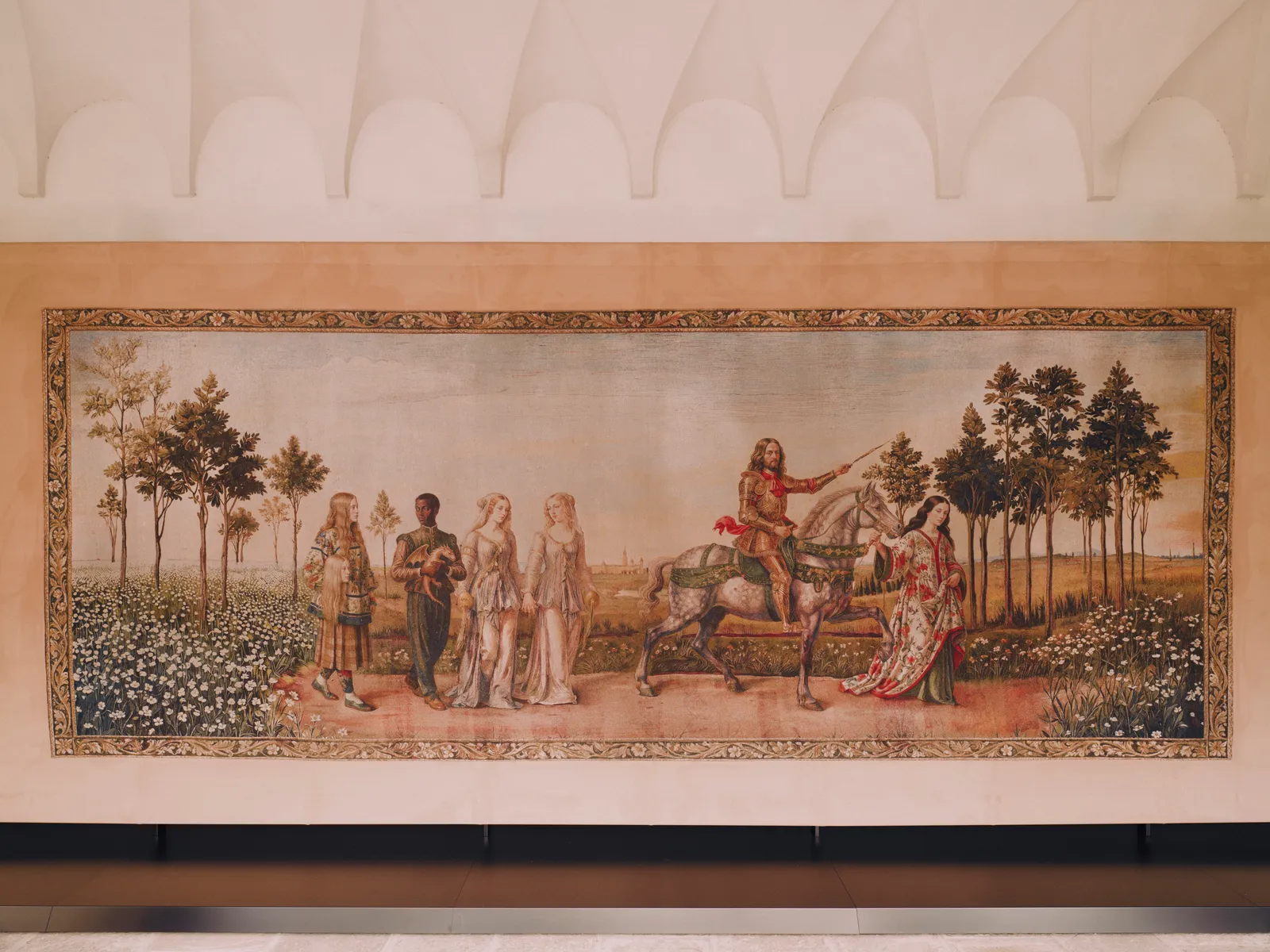 Image may contain Sandro Botticelli Ary Scheffer Art Painting Accessories Ornament Tapestry Person and Adult