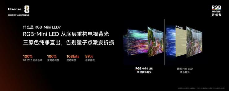 RGB-Mini LED电视普及风暴,海信正式发布小墨E5S Pro