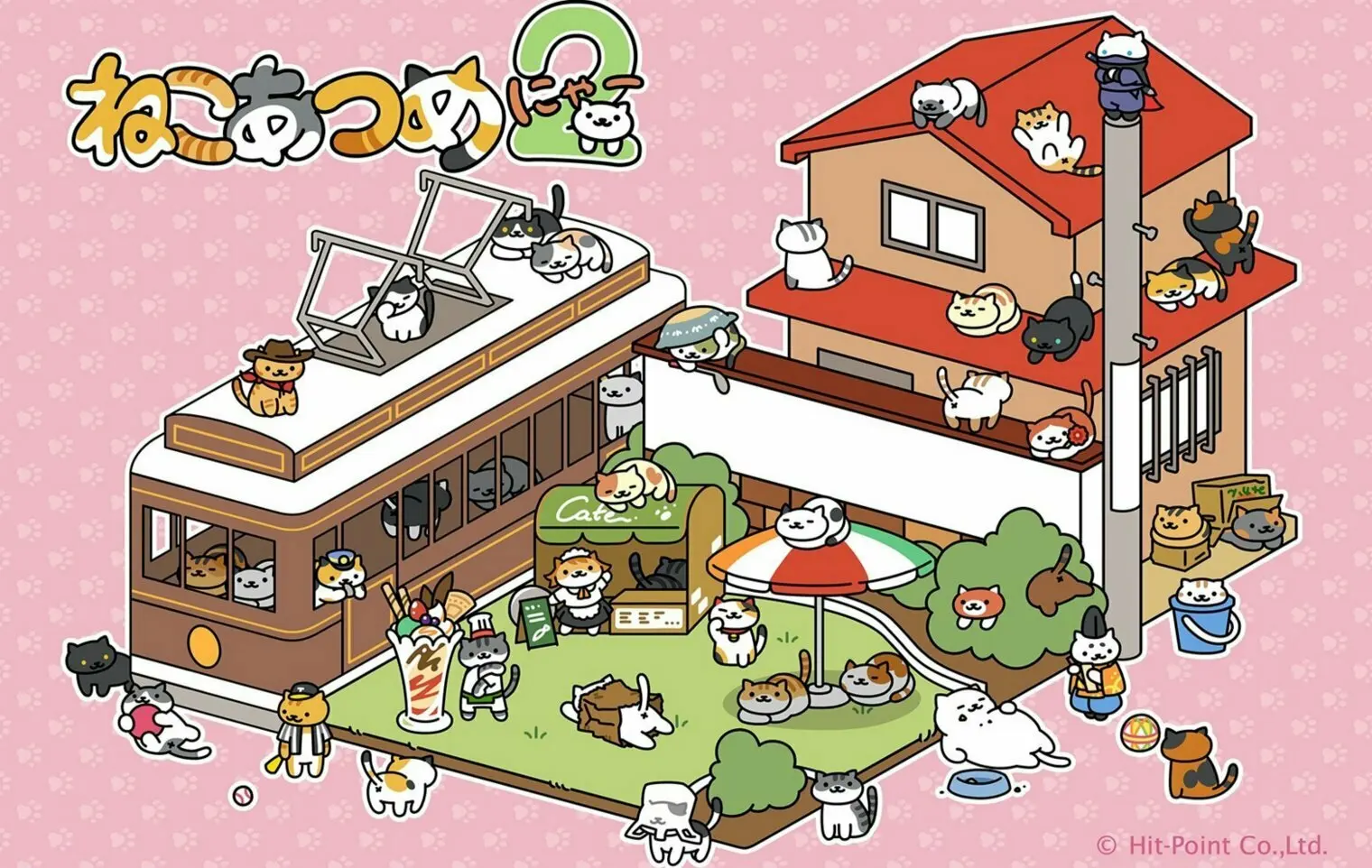 收集猫猫要素升级！手游《猫咪后院2》今夏上线