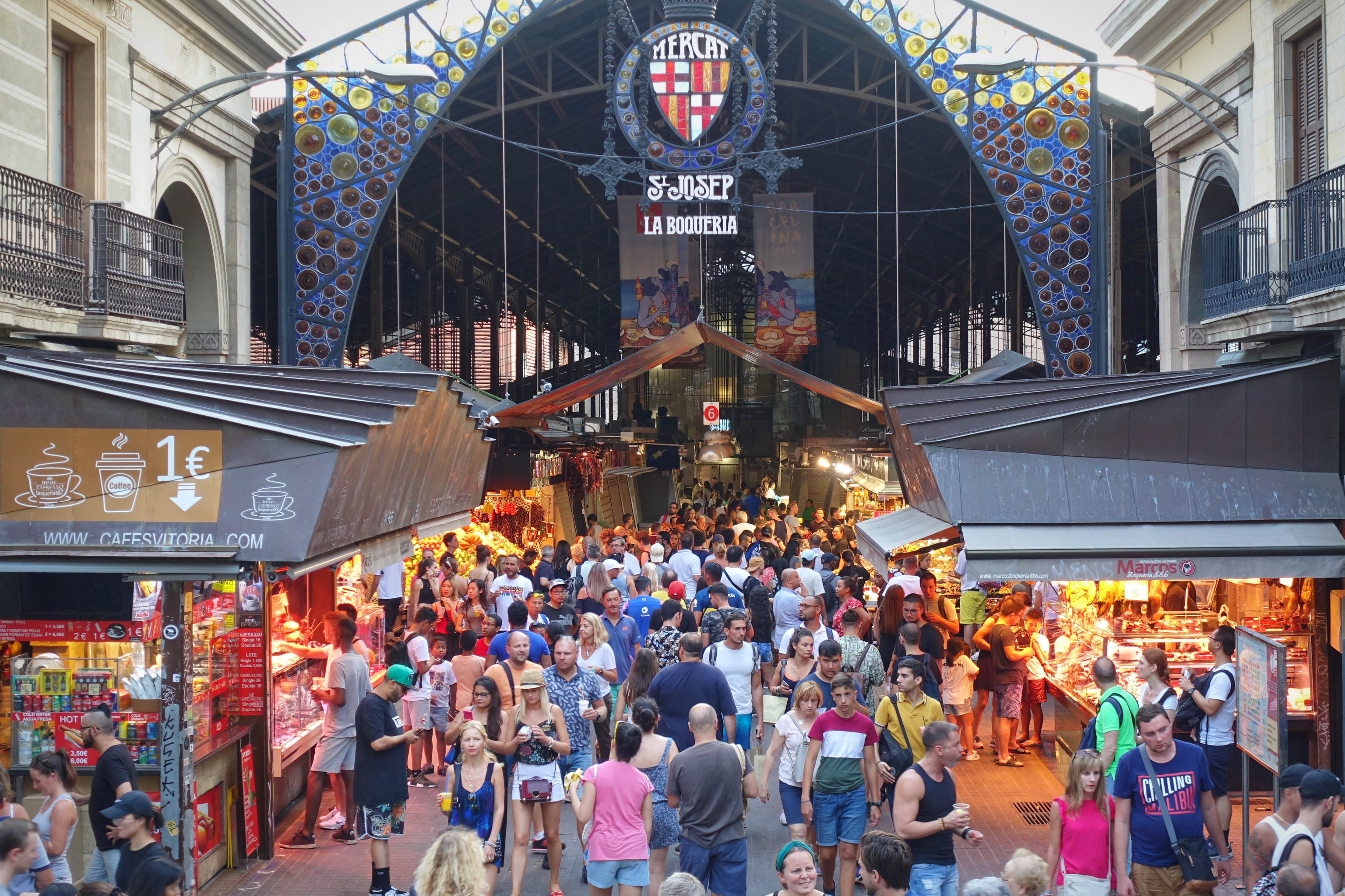 El Mercado de la Boquer�a.