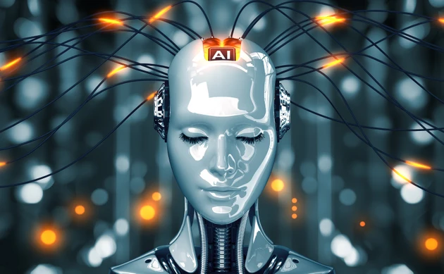 Artificial Intelligence Robot Woman