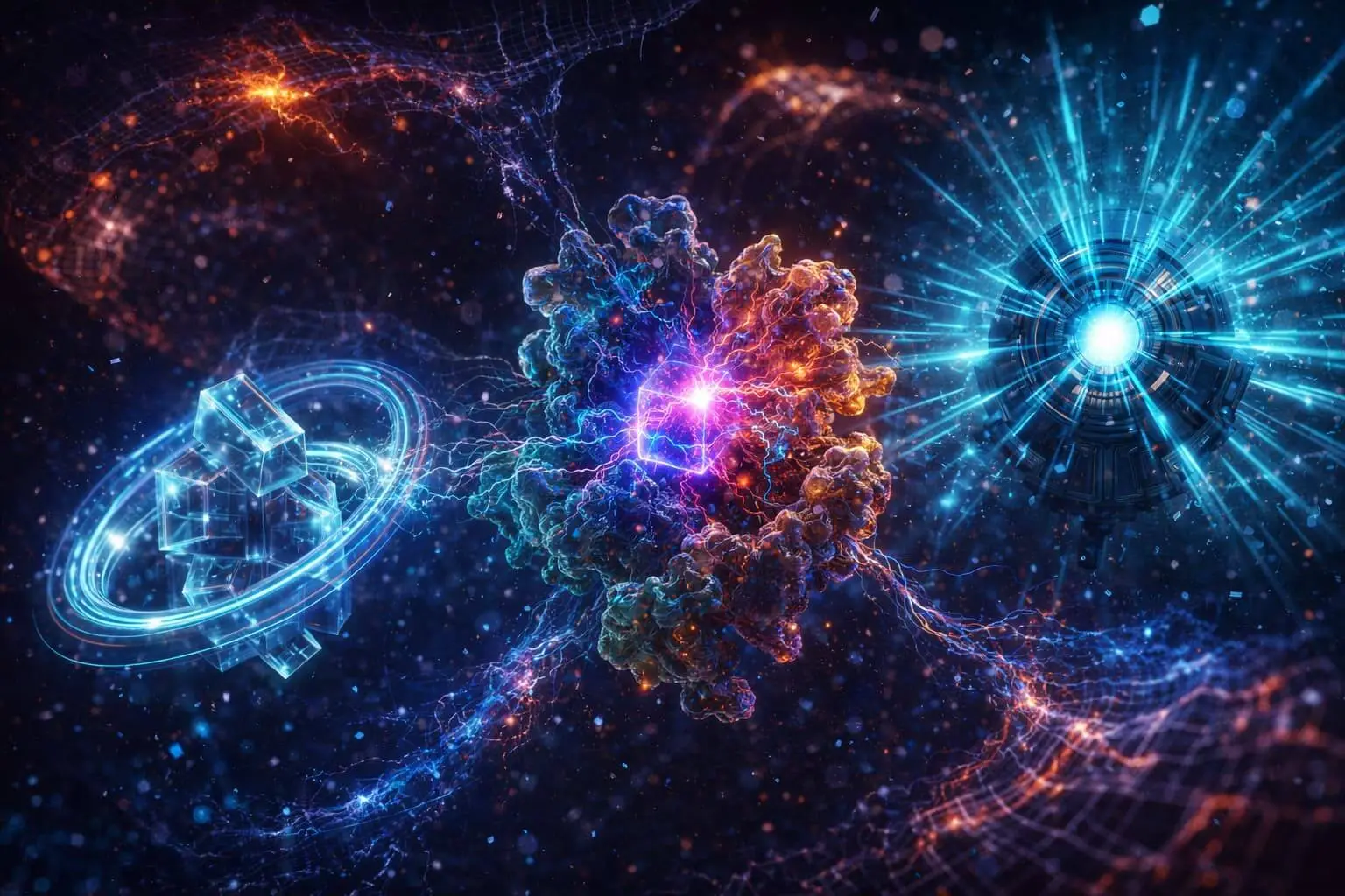 Desde la integración de cúbits en seres vivos hasta baterías que desafían la termodinámica: la física de 2026 demuestra que el universo es una red de probabilidades manipulables. Fuente: ChatGPT / Scruzcampillo.