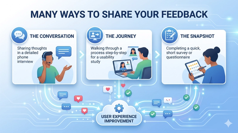 Usability studies and other research methods
