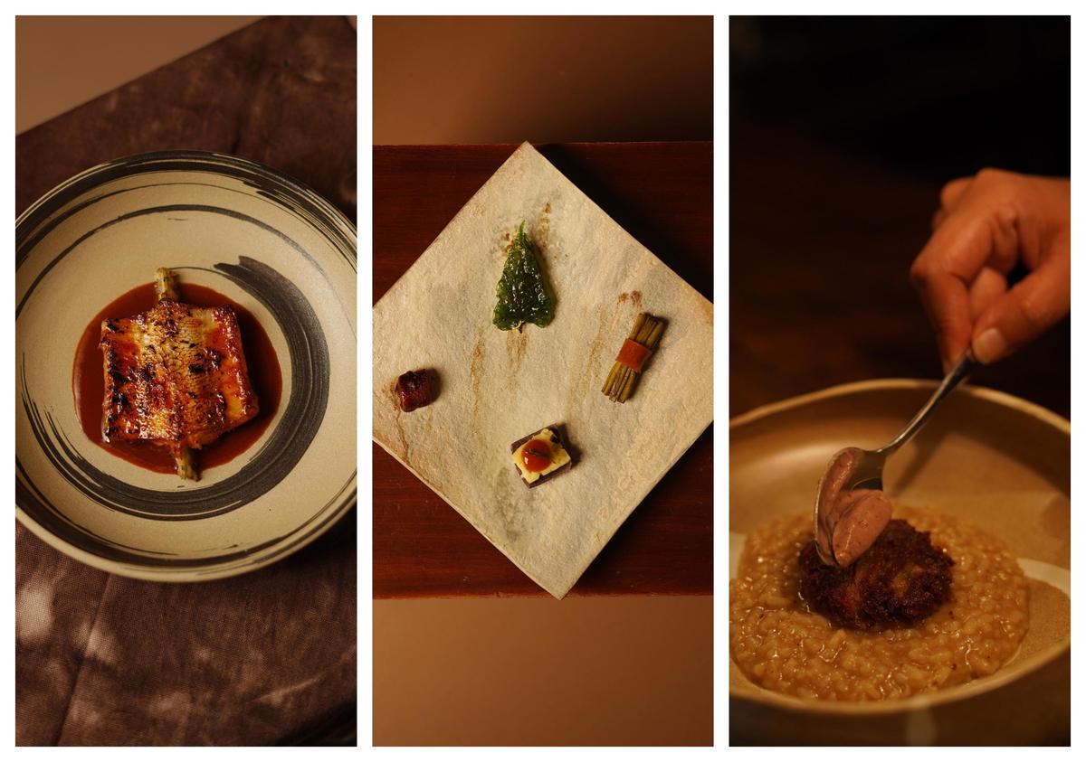 The menu changes seasonally