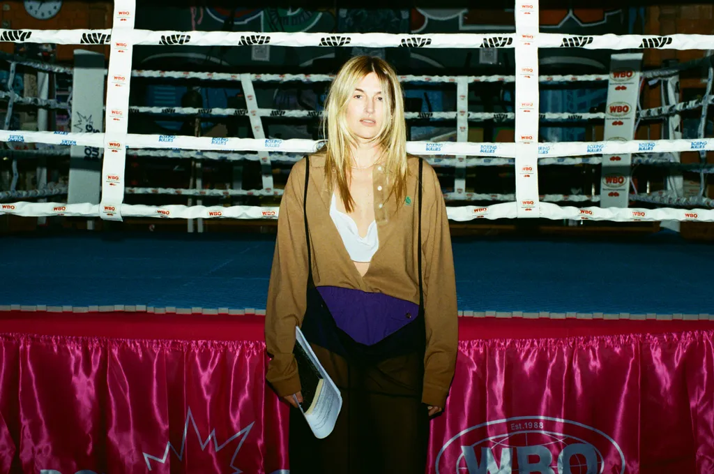 Image may contain Lory Del Santo Clothing Long Sleeve Sleeve Blonde Hair Person Face Head Photography and Portrait