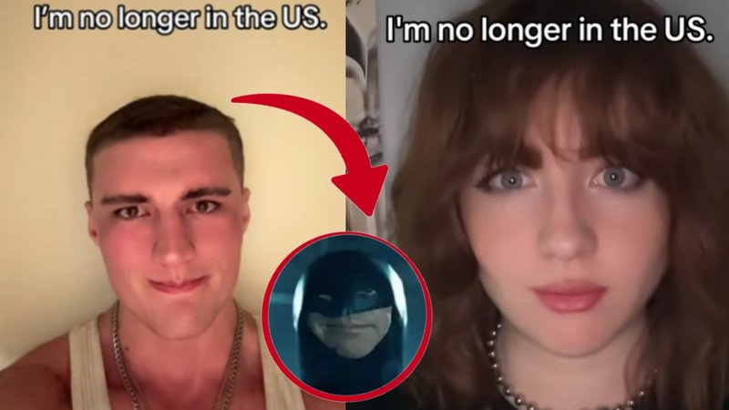 Androgenic I'm No Longer In The US meme explained.