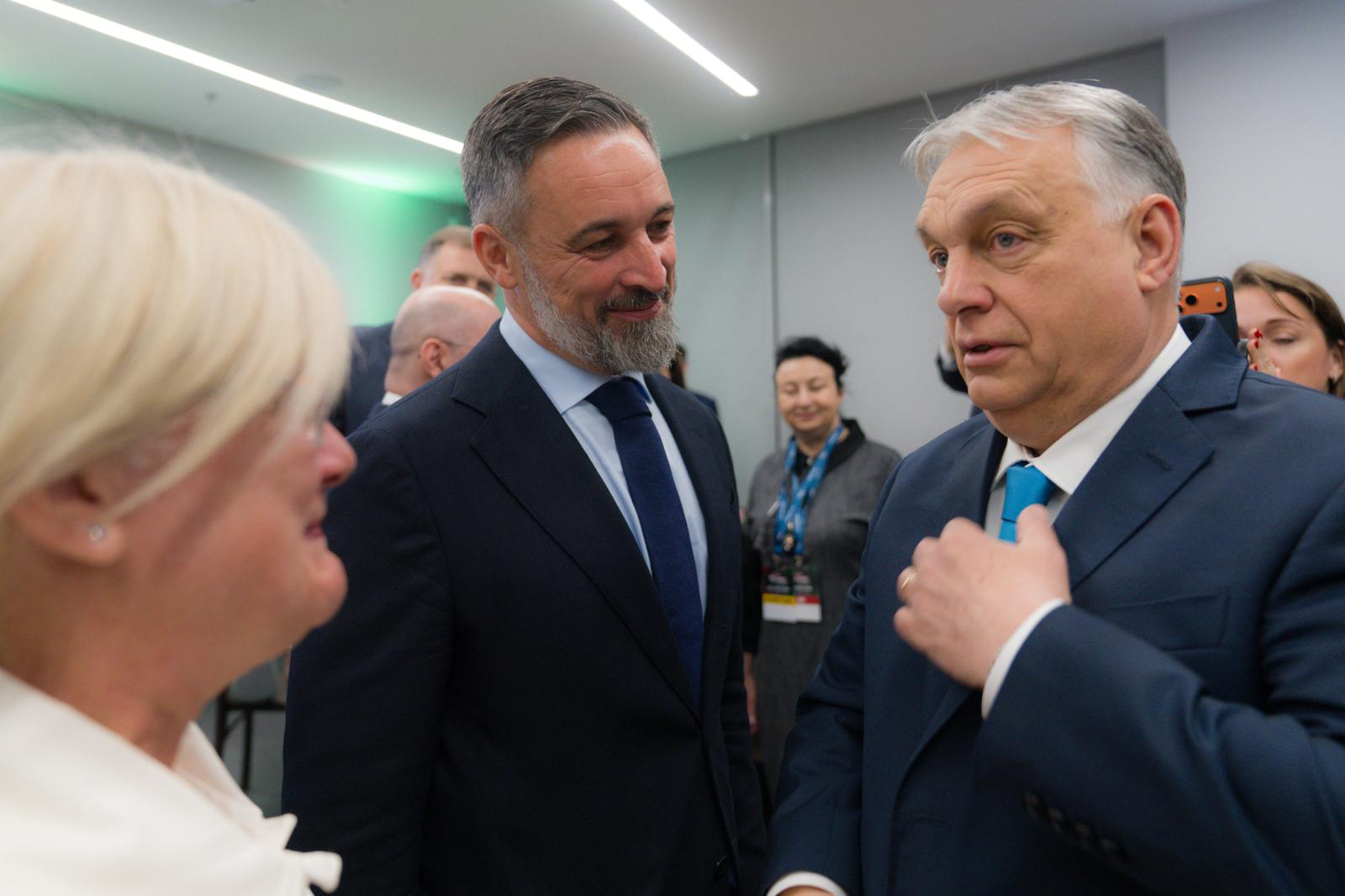 Santiago Abascal y Viktor Orb�n, en Budapest.