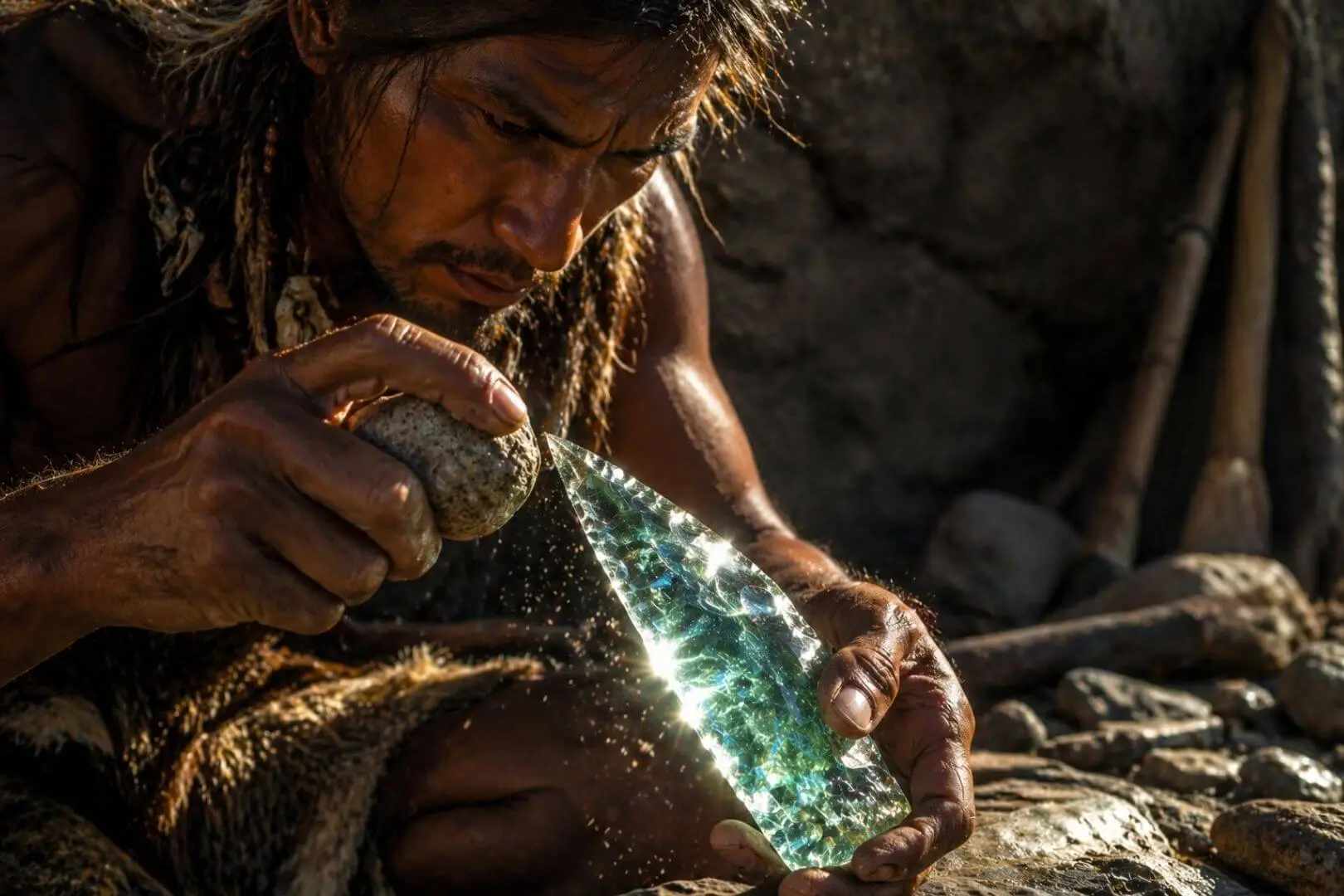 ¿Por qué los artesanos Clovis eligieron un cristal de cuarzo tan difícil de tallar?