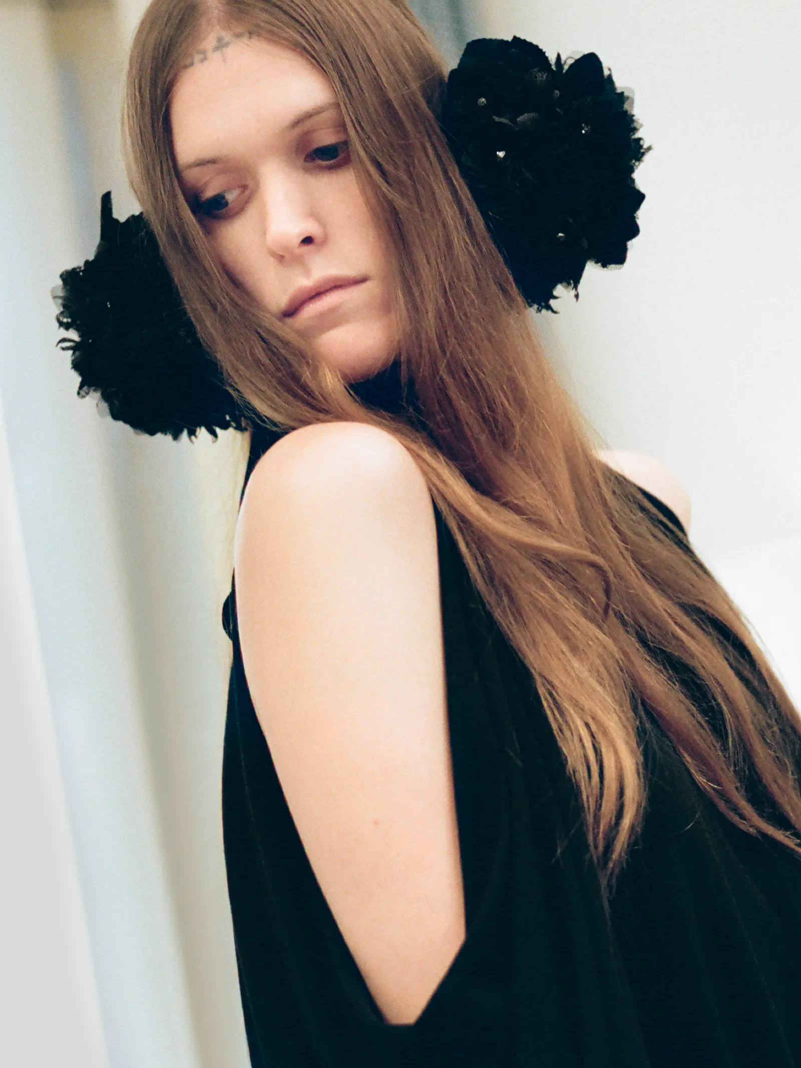 Image may contain Cecilia Vennersten Face Head Person Photography Portrait Brown Hair Hair Adult and Blonde