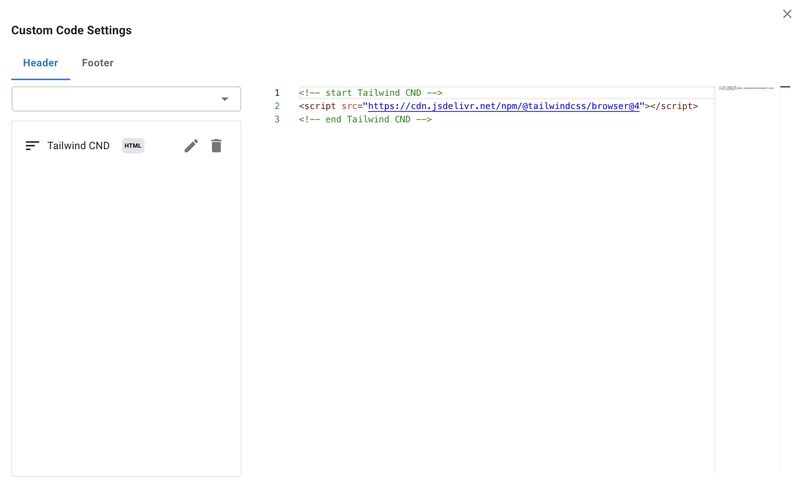 WP Next Editor custom code