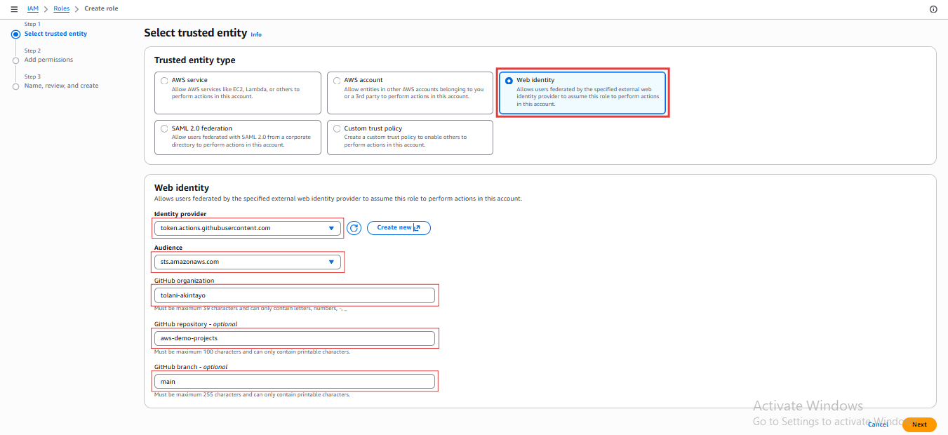 create-iam-role-for-github-action-via-the-console