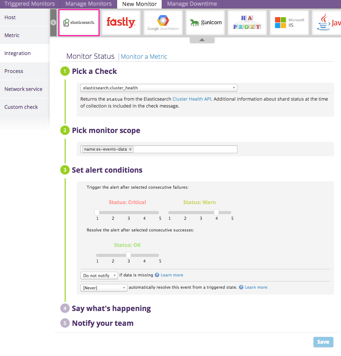 Availability monitoring