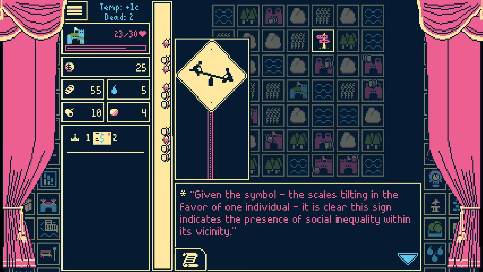 A screenshot from the video game Titanium Court.